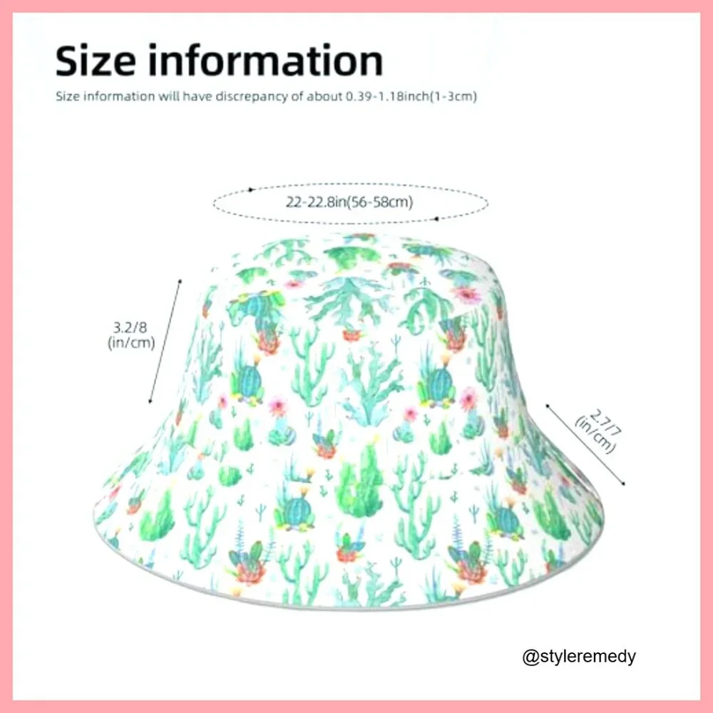 Reversible Packable Bucket Hat with UV Protection for Fishing
